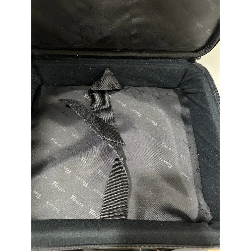 Targus Black Synthetic Leather Multi-Compartment Laptop / Briefcase Bag